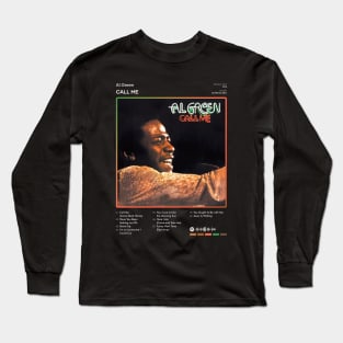 Al Green - Call Me Tracklist Album Long Sleeve T-Shirt